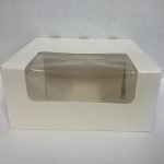 Snacking box 6 corner windowed carton 5" x 4.5" x 2.25" 500 CT