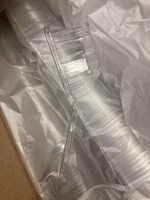 CRYSTAL Seal Hinged Container with Flat Lid, 4 OZ Clear PET, Square   4" x3.25" x 2" 400 qty - Image 2