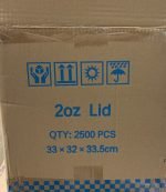 2 oz. Souffle/Portion Cup Lids - Clear  QTY: 2500 PCS - Image 2