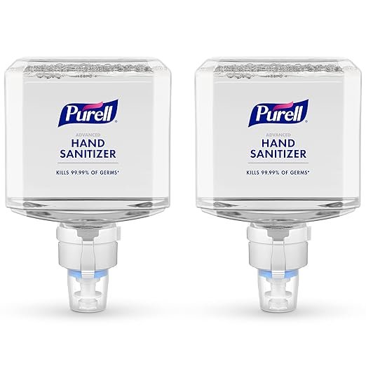 71YMW2VFtOL._SX522_ Purell Healthcare Advanced Ethyl Alcohol Scented Hand Sanitizer 1,200 mL Refill Bottle 2 Ct - Image 1