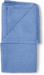 O.R TOWELS Sterile Prewashed, 17" x 27" with loop, blue, X-Ray detectable, 4 pcs per package  Reorder No. 23-6004-BL