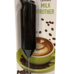 ABS  Plastic and food grade stainless steel whisk, battery operated-Milk frother