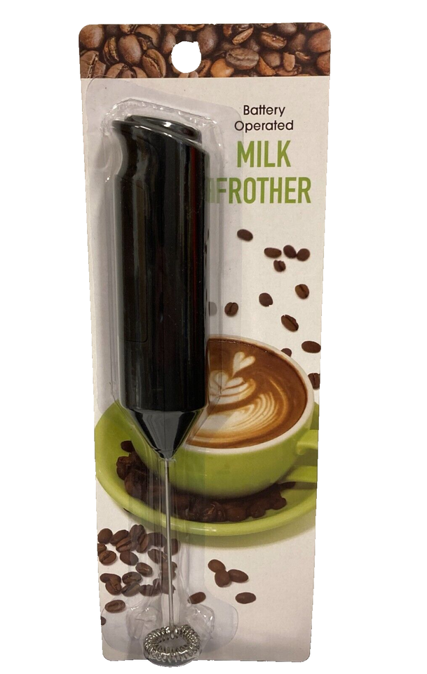 milk ABS Plastic and food grade stainless steel whisk, battery operated-Milk frother - Image 1