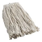 #16 Screw On Natural Cotton Cut-End Mop Head 889152- Qty: 3 cotton for general cleaning