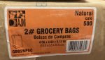 2# Grocery Bags 4.06 x 2.68 x 8.12 IN GB02NP5C- New Brand, 500 Qty - Image 2