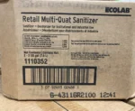 ECOLAB Retail Multi-Quat Sanitizer 1110352 -2 Bag of 2 US Gal (7.6 L) - Image 3