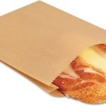 Bagcraft Ecocraft Grease-Resistant Sandwich Bags, 6.5" X 8", Natural, 2,000/carton- 300100