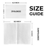 Interfold Dispenser Napkin Quick 8.5 " x 6.3 " White 2-Ply , Case of 6000 Napkins - Image 2