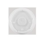 Graphic Packaging LCRS-32 OZ Flat Translucent Bubble Cold Cup Lid - 1000 CASE
