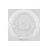 Graphic Packaging LCRS-32 OZ Flat Translucent Bubble Cold Cup Lid - 1000 CASE
