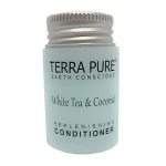 Terra Pure White Tea & Coconut Conditioner, Travel Size Hotel Amenities, 1 oz. (Case of 300)