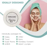 Terra Pure Aloe and Olive Oil Bar Soap, Travel Size Hotel Amenities, 0.6 oz (Pack of 300) - Image 2