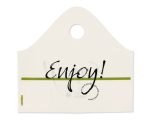 Carry Out Bags 18" x 16" + 9" BG Super Wave Top "Enjoy" 1.25 Mil, 500 PIECES - Image 2