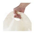 Carry Out Bags 18" x 16" + 9" BG Super Wave Top "Enjoy" 1.25 Mil, 500 PIECES - Image 3