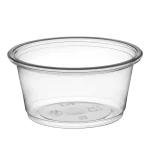 BIOCEAN 2oz Clear Portion Cups Polypropylene 62mm, 125 pieces x 20 bags- 2500 pieces/case - Image 2