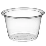 BIOCEAN 4oz Clear Portion Cups Polypropylene 74mm, 124 pieces x 20 bags- 2500 pieces/case