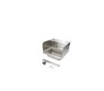 ENCORE Wall Mount Type 304 Series Stainless Steel Hand Sink 14" x 10" x 5" Deep with Double Side Splash