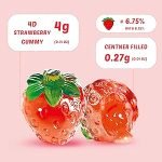 AMOS 4d strawberry juicy burst fruit gummy, strawberry 6 OZ- 12 PACK, BY April 15/ 2026 - Image 6