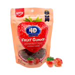 Amos 4D strawberry juicy burst gummies