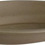 SABERT Pulp 16 oz Oval Burrito Bowl, Certified Compostable, Recyclable, Microwaveable, Reheatable, Disposable, Durable, 300 Count