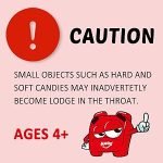 AMOS 4d strawberry juicy burst fruit gummy, strawberry 6 OZ- 12 PACK, BY April 15/ 2026 - Image 5