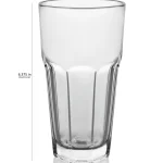 Libbey Gibraltar Tumbler Glasses Set of 12, 16-Ounce, Iconic Heavy Base Tall Cocktail Glasses, Dishwasher Safe Glass Tumblers for Everyday Use- 5256