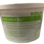 Ecolab Solid Lime-A-Way remover for deliming dishmachines 1110193, 6-1.33lb