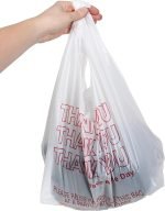 Thank You T-Shirt Bags (0.47 mil)11.5 x 6.5 x 21- 1000/Case - Image 2