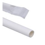 🌿 Jumbo 7.75” White Wrapped Straws – Compostable & Marine-Friendly - Image 2
