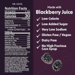 Bing Black Made With Blackberry Juice , Energizing Juice Beverage, 30 Calories, 12 FL OZ, 12 PACK - Image 2