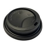 ☕ Huhtamaki Hot Cup Lids Fits 10–24 oz Hot Cups, Dome Sipper, Black, 1,000/Carton -89451