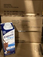 Ensure Original Therapeutic Nutrition Milk Chocolate, 8 FL OZ, 24 Count, USE BY: 1 September 2026 - Image 3