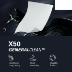 WypAll GeneralClean X50 Cloths Cleaning Wipes (35015), Jumbo Roll, White, 1 Roll of 1,100 Sheets - Image 2