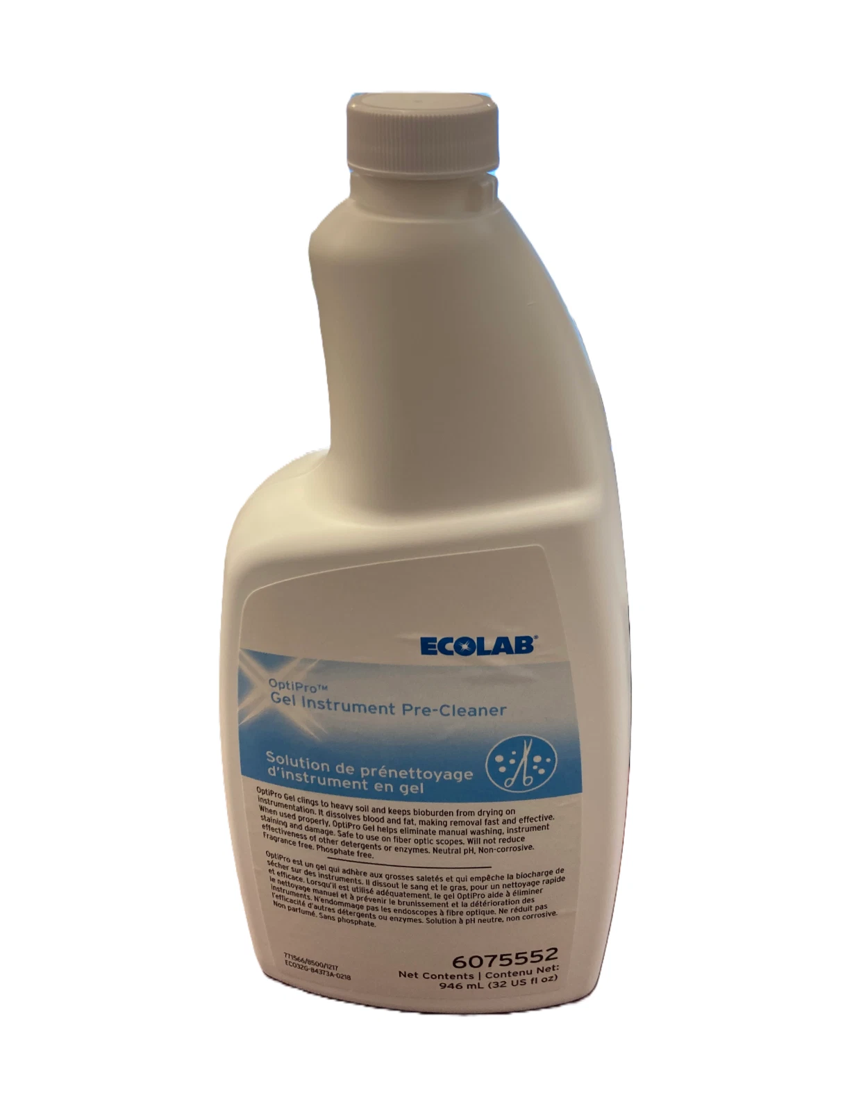 s-l1600 - 2025-09-09T103415.571 ECOLAB Gel Instrument Pre-Cleaner 946 mL (32 US fl oz) 12 BOTTLES, 6075552 - Image 1