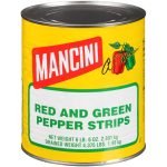 MANCINI Red And Green Pepper Strips 6 LB, 6 Ounces, 6 Cans/Case