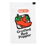 Single Served Crushed Red Pepper 1 Gram Portion Packet - 200/Case - Image 2
