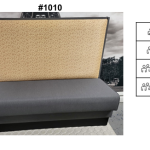 RESTAURANT CUSTOM SINGLE BOOTH #1010, 48" L X 48" H