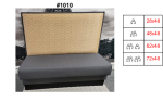 RESTAURANT CUSTOM DOUBLE BOOTH #1010, 48" L x 48" H