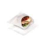 Plain Sandwich Bags, 6" x 3" / 4" x 7", 1/4 GRS, PFAS-Free, 2000 Count (704-19WCA)