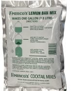 Franco’s Lemon Flavored Bar Mix Sweetened 24 oz, 12 Pouches - Image 2