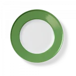 Italian Ceramic Plate Set, 12 UNITS, Dinner & Dessert Designs, APPLE GREEN 10''