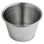 Adcraft OYC-2/PKG Stainless Steel Sauce Cup, 2-1/2 oz (Pack of 12) - Image 2