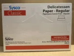 Sysco Classic Delicatessen Paper- Regular 8 in x 10.75 in, 4 Pack of 500 Count (2,000 Case)