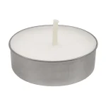 Tuscany Tea Lights Metal Cups, 100 ct. - Unscented White, 1 PACK - Image 2