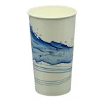 Empress Cool Wave Stock Print Paper Cold Cup, 44 Ounce Capacity -500 per case