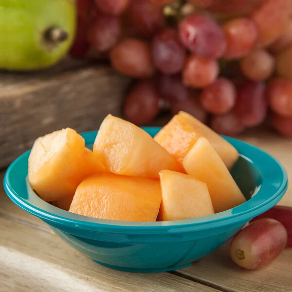 1271316 Carlisle PCD30515 Teal 5 oz. Polycarbonate Fruit, Monkey Dish - 48/Case - Image 1