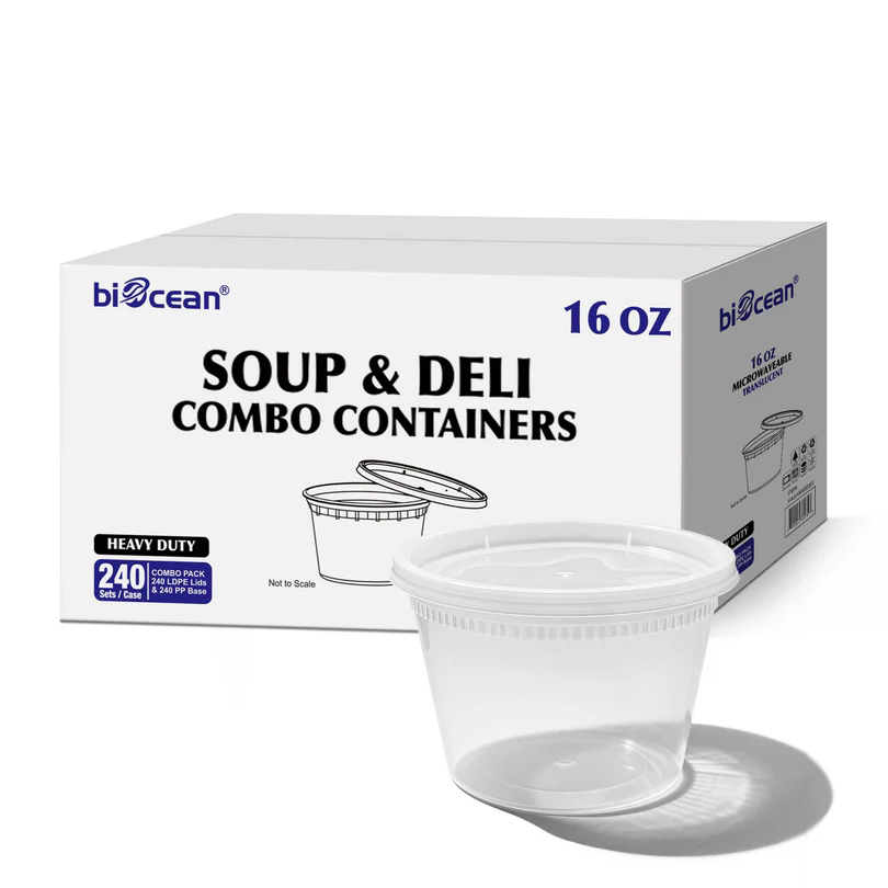 Biocean_16oz_clear_plastic_deli_containers_with_lids Biocean 16oz clear plastic deli containers with lids