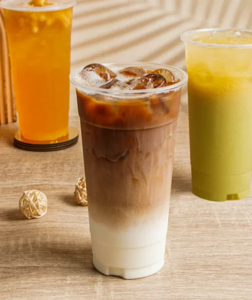 Biocean 32oz clear PET plastic cups