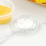 Biocean Clear Portion Lids Polyethylene Terephthalate 3.25oz