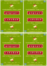 Larabar The Original Fruit And Nut Food Bars, Apple Pie, 1.6 Oz, 4 Pack of 16 Count- NO SUGAR